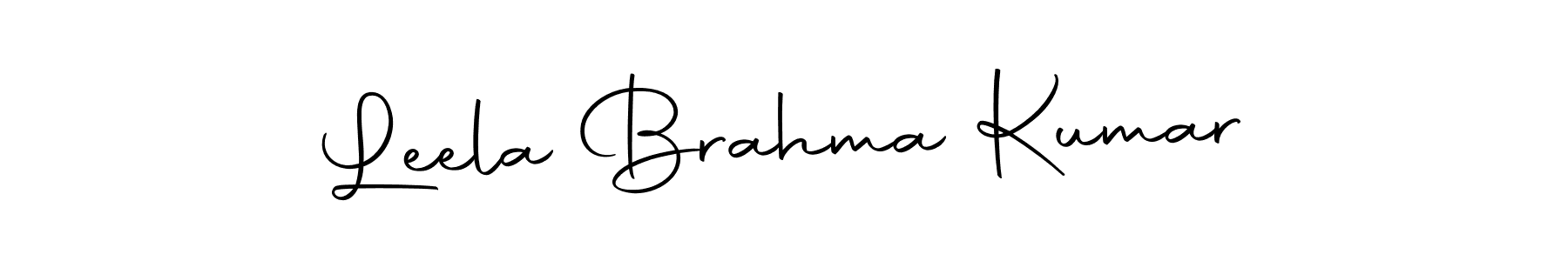 It looks lik you need a new signature style for name Leela Brahma Kumar. Design unique handwritten (Autography-DOLnW) signature with our free signature maker in just a few clicks. Leela Brahma Kumar signature style 10 images and pictures png