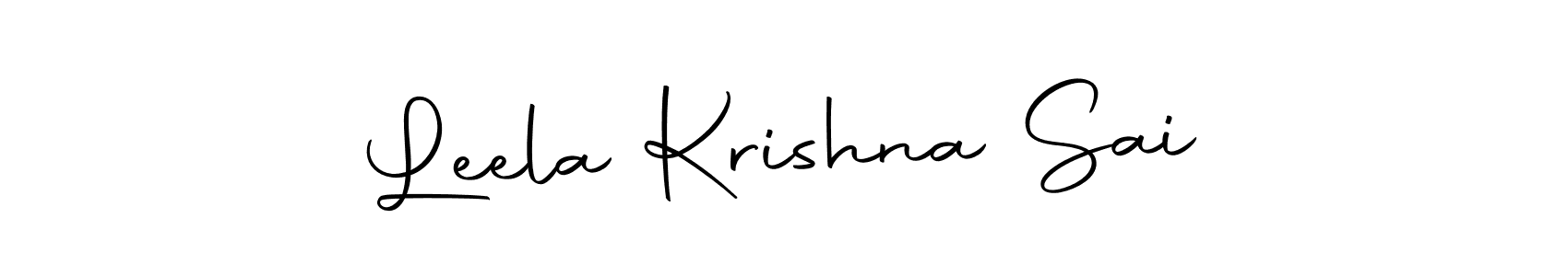 How to make Leela Krishna Sai signature? Autography-DOLnW is a professional autograph style. Create handwritten signature for Leela Krishna Sai name. Leela Krishna Sai signature style 10 images and pictures png