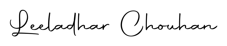 An effortless, minimalist signature concept for Leeladhar Chouhan using Autography-DOLnW design. Clean lines that look great on any document. Leeladhar Chouhan signature style 10 images and pictures png