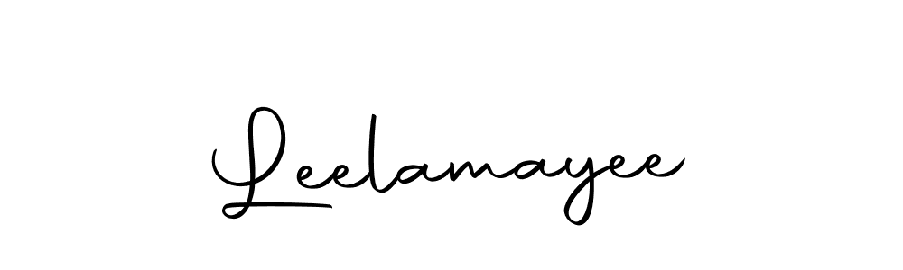 Create a beautiful signature design for name Leelamayee. With this signature (Autography-DOLnW) fonts, you can make a handwritten signature for free. Leelamayee signature style 10 images and pictures png