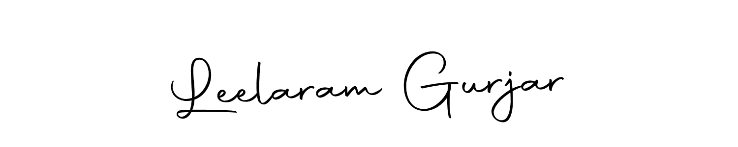 Design your own signature with our free online signature maker. With this signature software, you can create a handwritten (Autography-DOLnW) signature for name Leelaram Gurjar. Leelaram Gurjar signature style 10 images and pictures png