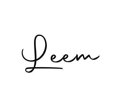 The best way (Autography-DOLnW) to make a short signature is to pick only two or three words in your name. The name Leem include a total of six letters. For converting this name. Leem signature style 10 images and pictures png