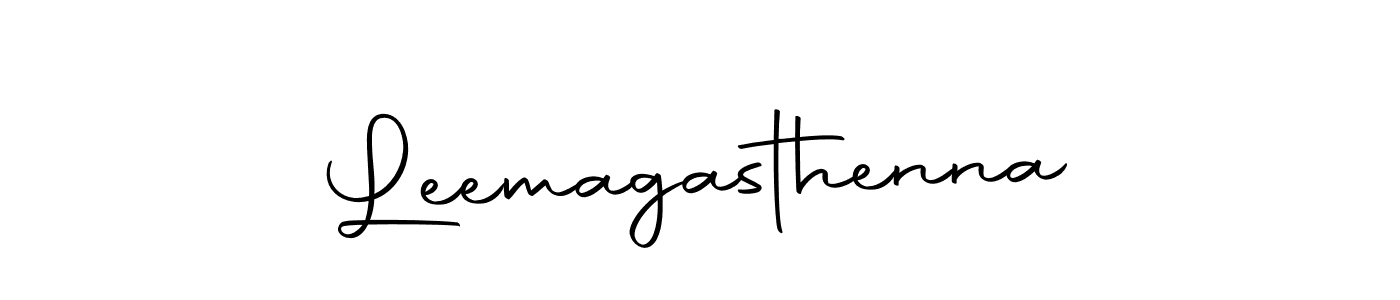 Design your own signature with our free online signature maker. With this signature software, you can create a handwritten (Autography-DOLnW) signature for name Leemagasthenna. Leemagasthenna signature style 10 images and pictures png