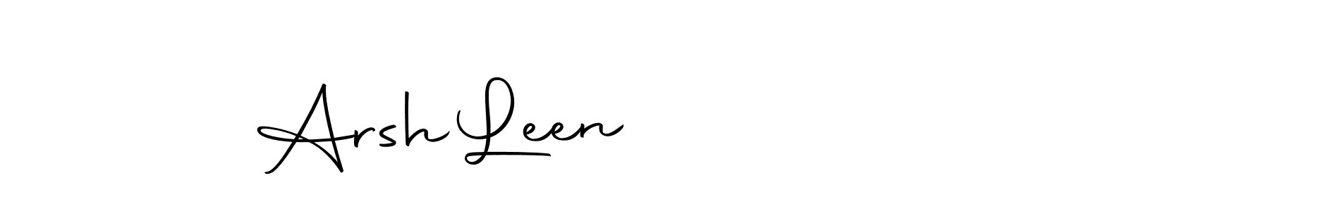 How to make Leen           Arsh signature? Autography-DOLnW is a professional autograph style. Create handwritten signature for Leen           Arsh name. Leen           Arsh signature style 10 images and pictures png
