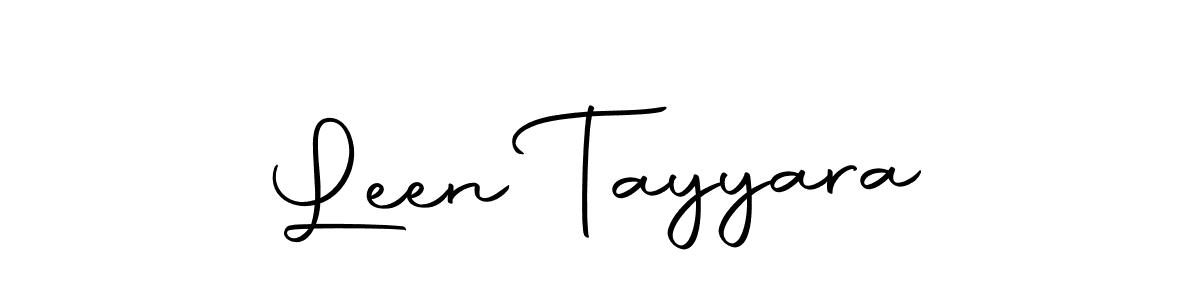 Create a beautiful signature design for name Leen Tayyara. With this signature (Autography-DOLnW) fonts, you can make a handwritten signature for free. Leen Tayyara signature style 10 images and pictures png