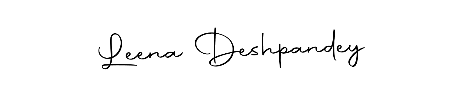 You can use this online signature creator to create a handwritten signature for the name Leena Deshpandey. This is the best online autograph maker. Leena Deshpandey signature style 10 images and pictures png