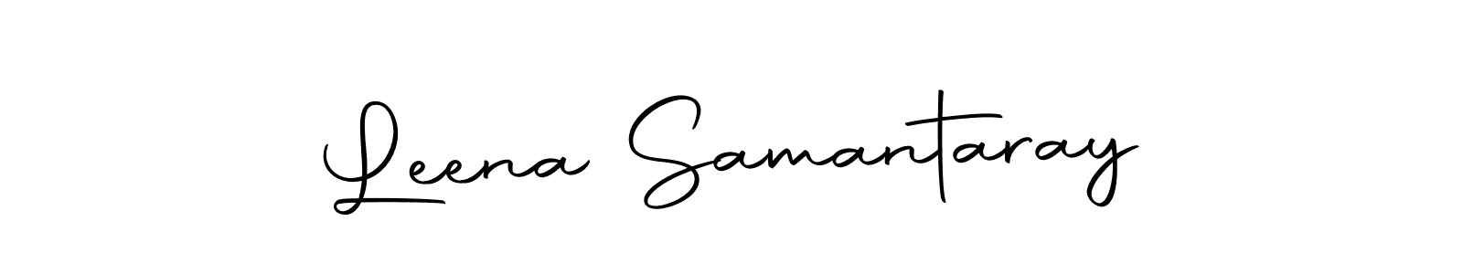How to make Leena Samantaray name signature. Use Autography-DOLnW style for creating short signs online. This is the latest handwritten sign. Leena Samantaray signature style 10 images and pictures png