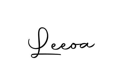 Design your own signature with our free online signature maker. With this signature software, you can create a handwritten (Autography-DOLnW) signature for name Leeoa. Leeoa signature style 10 images and pictures png