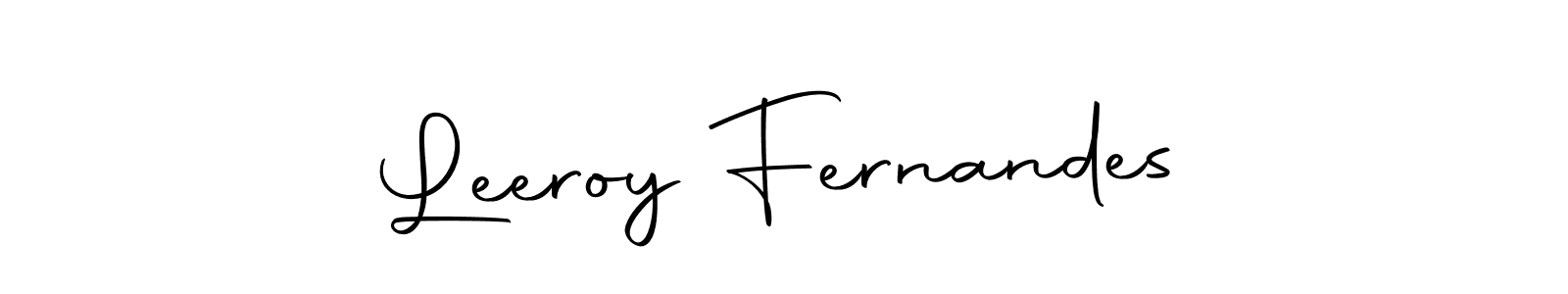 Design your own signature with our free online signature maker. With this signature software, you can create a handwritten (Autography-DOLnW) signature for name Leeroy Fernandes. Leeroy Fernandes signature style 10 images and pictures png