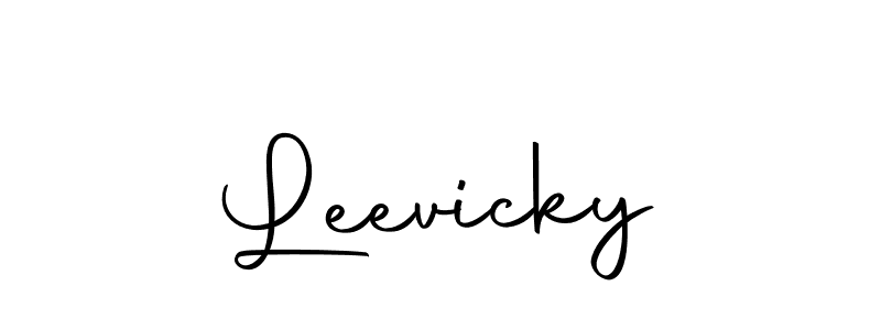 Make a beautiful signature design for name Leevicky. With this signature (Autography-DOLnW) style, you can create a handwritten signature for free. Leevicky signature style 10 images and pictures png