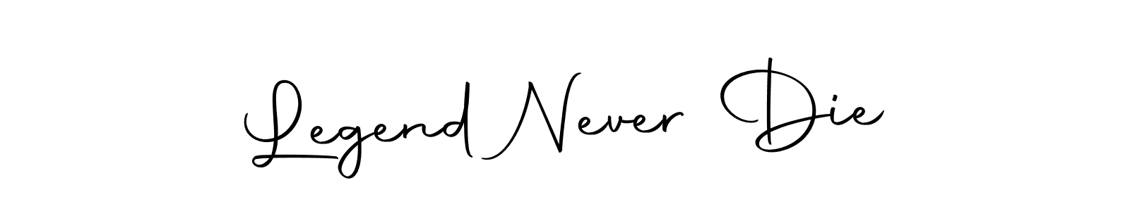 Also we have Legend Never Die name is the best signature style. Create professional handwritten signature collection using Autography-DOLnW autograph style. Legend Never Die signature style 10 images and pictures png