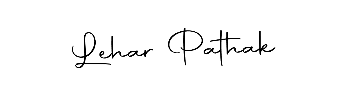 Design your own signature with our free online signature maker. With this signature software, you can create a handwritten (Autography-DOLnW) signature for name Lehar Pathak. Lehar Pathak signature style 10 images and pictures png