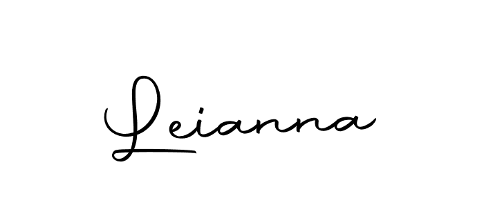 Leianna stylish signature style. Best Handwritten Sign (Autography-DOLnW) for my name. Handwritten Signature Collection Ideas for my name Leianna. Leianna signature style 10 images and pictures png