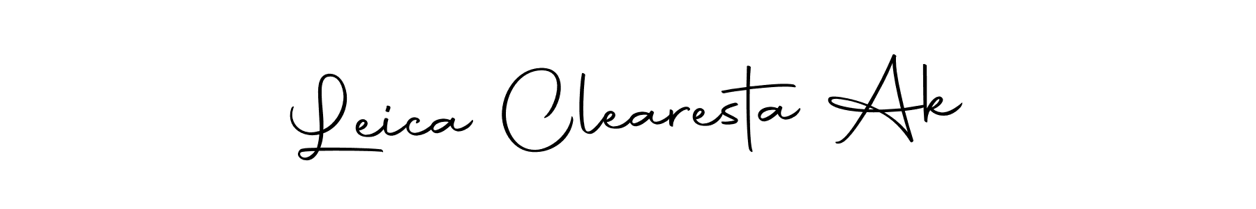 You can use this online signature creator to create a handwritten signature for the name Leica Clearesta Ak. This is the best online autograph maker. Leica Clearesta Ak signature style 10 images and pictures png