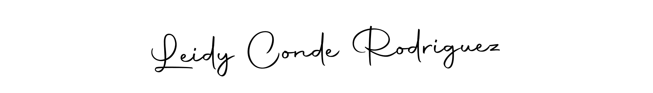 The best way (Autography-DOLnW) to make a short signature is to pick only two or three words in your name. The name Leidy Conde Rodriguez include a total of six letters. For converting this name. Leidy Conde Rodriguez signature style 10 images and pictures png