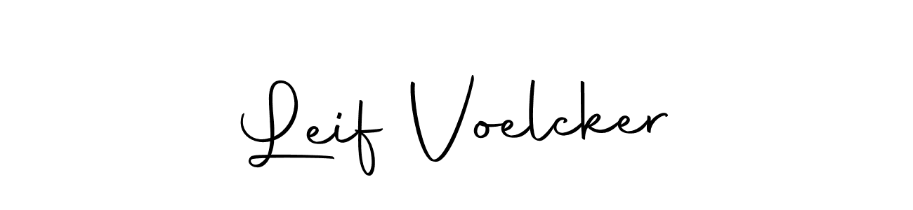 Design your own signature with our free online signature maker. With this signature software, you can create a handwritten (Autography-DOLnW) signature for name Leif Voelcker. Leif Voelcker signature style 10 images and pictures png