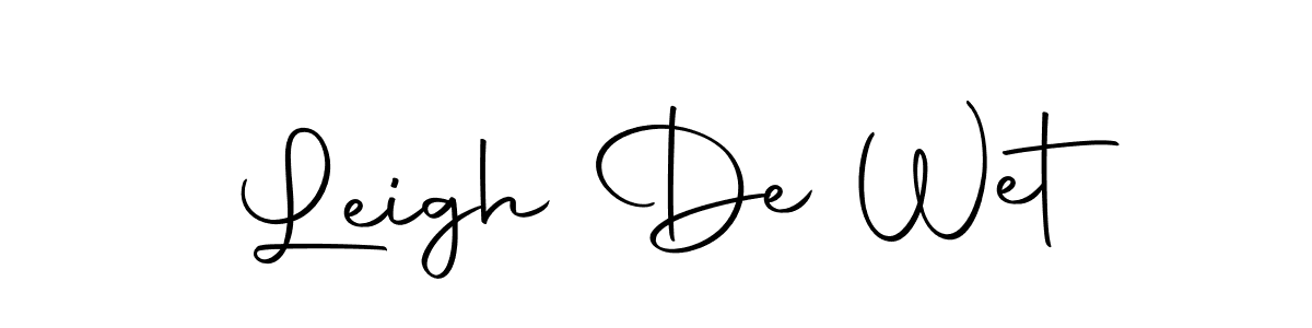 Once you've used our free online signature maker to create your best signature Autography-DOLnW style, it's time to enjoy all of the benefits that Leigh De Wet name signing documents. Leigh De Wet signature style 10 images and pictures png