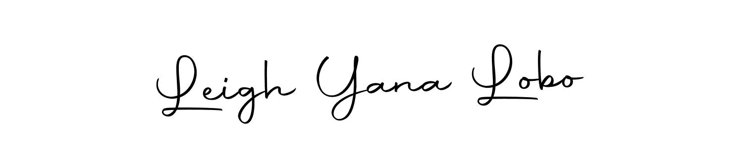 It looks lik you need a new signature style for name Leigh Yana Lobo. Design unique handwritten (Autography-DOLnW) signature with our free signature maker in just a few clicks. Leigh Yana Lobo signature style 10 images and pictures png