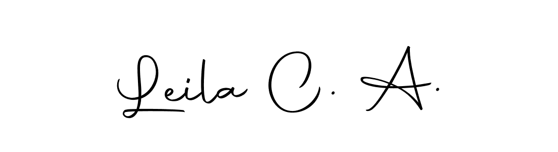 You can use this online signature creator to create a handwritten signature for the name Leila C. A.. This is the best online autograph maker. Leila C. A. signature style 10 images and pictures png