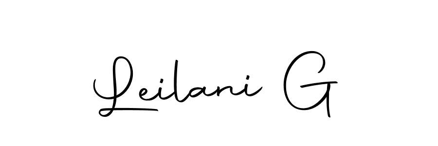 It looks lik you need a new signature style for name Leilani G. Design unique handwritten (Autography-DOLnW) signature with our free signature maker in just a few clicks. Leilani G signature style 10 images and pictures png