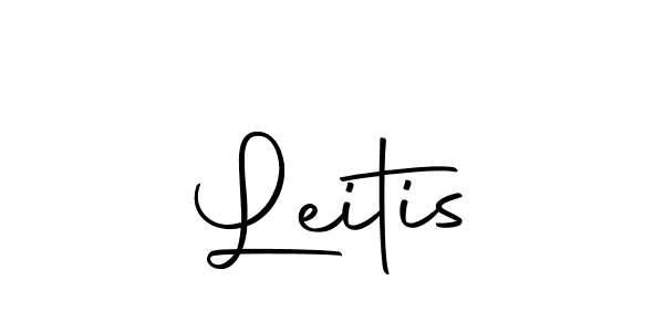 Design your own signature with our free online signature maker. With this signature software, you can create a handwritten (Autography-DOLnW) signature for name Leitis. Leitis signature style 10 images and pictures png