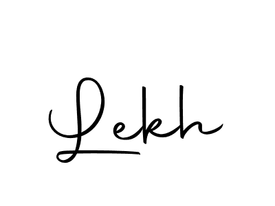 Make a beautiful signature design for name Lekh. With this signature (Autography-DOLnW) style, you can create a handwritten signature for free. Lekh signature style 10 images and pictures png