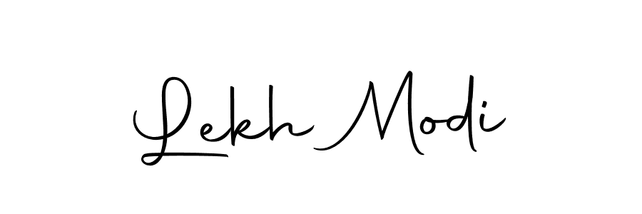 How to make Lekh Modi name signature. Use Autography-DOLnW style for creating short signs online. This is the latest handwritten sign. Lekh Modi signature style 10 images and pictures png