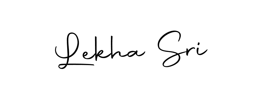 Use a signature maker to create a handwritten signature online. With this signature software, you can design (Autography-DOLnW) your own signature for name Lekha Sri. Lekha Sri signature style 10 images and pictures png