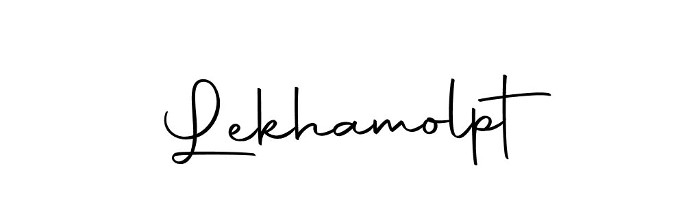 Use a signature maker to create a handwritten signature online. With this signature software, you can design (Autography-DOLnW) your own signature for name Lekhamolpt. Lekhamolpt signature style 10 images and pictures png