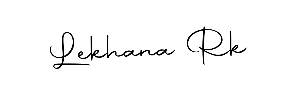 Design your own signature with our free online signature maker. With this signature software, you can create a handwritten (Autography-DOLnW) signature for name Lekhana Rk. Lekhana Rk signature style 10 images and pictures png