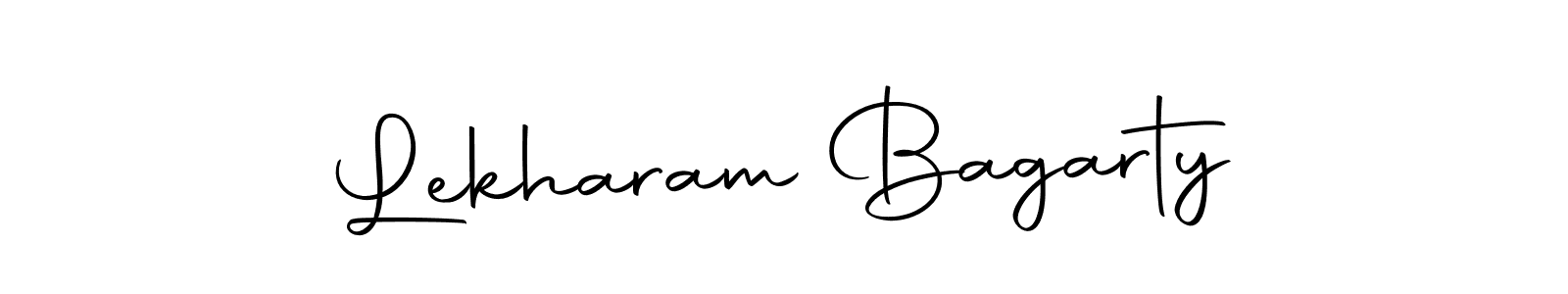 Make a short Lekharam Bagarty signature style. Manage your documents anywhere anytime using Autography-DOLnW. Create and add eSignatures, submit forms, share and send files easily. Lekharam Bagarty signature style 10 images and pictures png