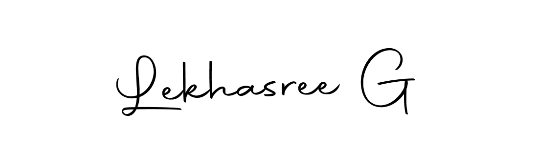 Make a short Lekhasree G signature style. Manage your documents anywhere anytime using Autography-DOLnW. Create and add eSignatures, submit forms, share and send files easily. Lekhasree G signature style 10 images and pictures png