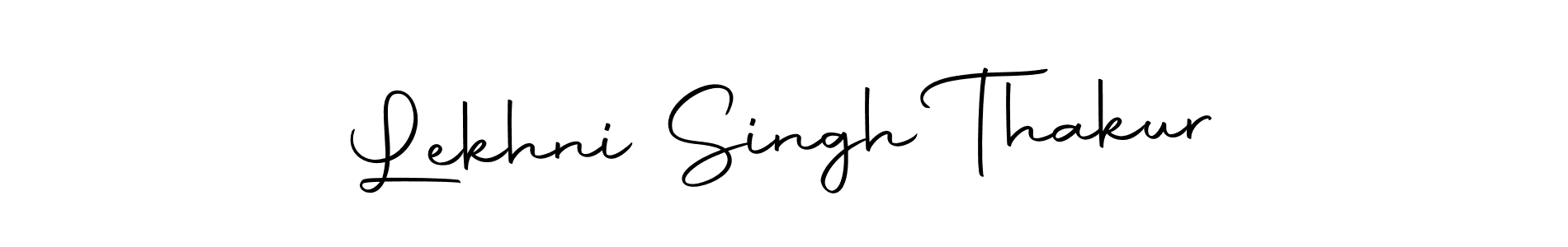 You should practise on your own different ways (Autography-DOLnW) to write your name (Lekhni Singh Thakur) in signature. don't let someone else do it for you. Lekhni Singh Thakur signature style 10 images and pictures png