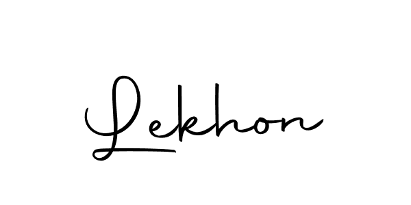 Similarly Autography-DOLnW is the best handwritten signature design. Signature creator online .You can use it as an online autograph creator for name Lekhon. Lekhon signature style 10 images and pictures png
