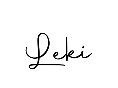 Make a beautiful signature design for name Leki. With this signature (Autography-DOLnW) style, you can create a handwritten signature for free. Leki signature style 10 images and pictures png