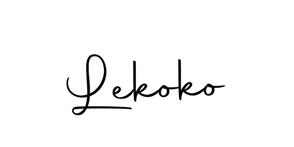 Also we have Lekoko name is the best signature style. Create professional handwritten signature collection using Autography-DOLnW autograph style. Lekoko signature style 10 images and pictures png