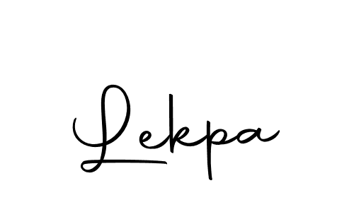 Lekpa stylish signature style. Best Handwritten Sign (Autography-DOLnW) for my name. Handwritten Signature Collection Ideas for my name Lekpa. Lekpa signature style 10 images and pictures png