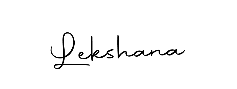 Use a signature maker to create a handwritten signature online. With this signature software, you can design (Autography-DOLnW) your own signature for name Lekshana. Lekshana signature style 10 images and pictures png