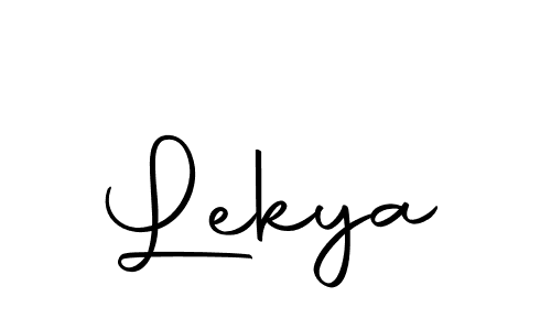 Make a beautiful signature design for name Lekya. With this signature (Autography-DOLnW) style, you can create a handwritten signature for free. Lekya signature style 10 images and pictures png