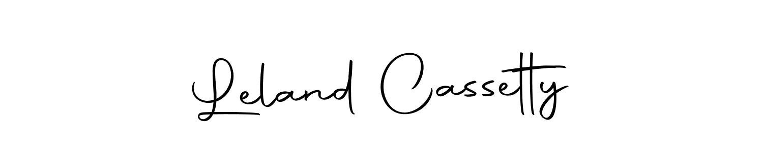 Also we have Leland Cassetty name is the best signature style. Create professional handwritten signature collection using Autography-DOLnW autograph style. Leland Cassetty signature style 10 images and pictures png