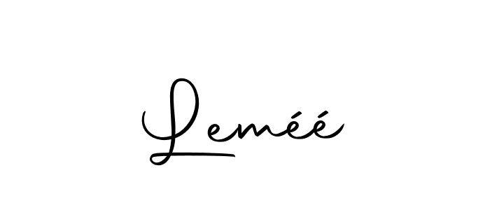 Similarly Autography-DOLnW is the best handwritten signature design. Signature creator online .You can use it as an online autograph creator for name Leméé. Leméé signature style 10 images and pictures png