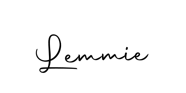 How to make Lemmie signature? Autography-DOLnW is a professional autograph style. Create handwritten signature for Lemmie name. Lemmie signature style 10 images and pictures png