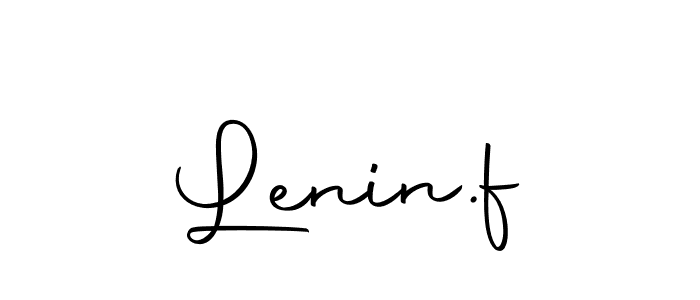 Also we have Lenin.f name is the best signature style. Create professional handwritten signature collection using Autography-DOLnW autograph style. Lenin.f signature style 10 images and pictures png