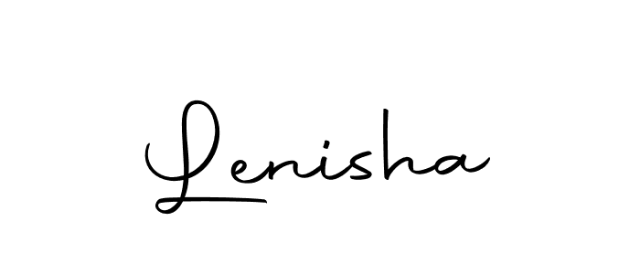 Make a beautiful signature design for name Lenisha. With this signature (Autography-DOLnW) style, you can create a handwritten signature for free. Lenisha signature style 10 images and pictures png