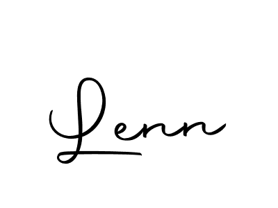 Use a signature maker to create a handwritten signature online. With this signature software, you can design (Autography-DOLnW) your own signature for name Lenn. Lenn signature style 10 images and pictures png