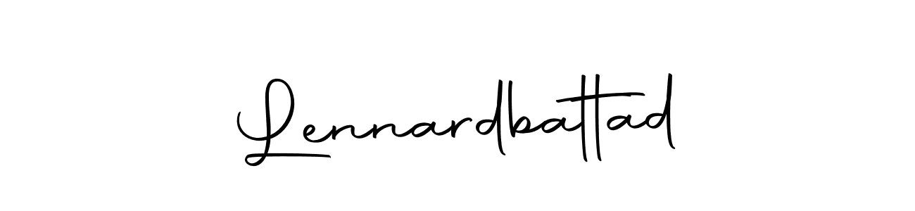 Lennardbattad stylish signature style. Best Handwritten Sign (Autography-DOLnW) for my name. Handwritten Signature Collection Ideas for my name Lennardbattad. Lennardbattad signature style 10 images and pictures png