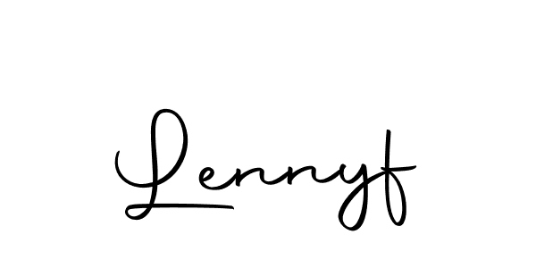 The best way (Autography-DOLnW) to make a short signature is to pick only two or three words in your name. The name Lennyf include a total of six letters. For converting this name. Lennyf signature style 10 images and pictures png