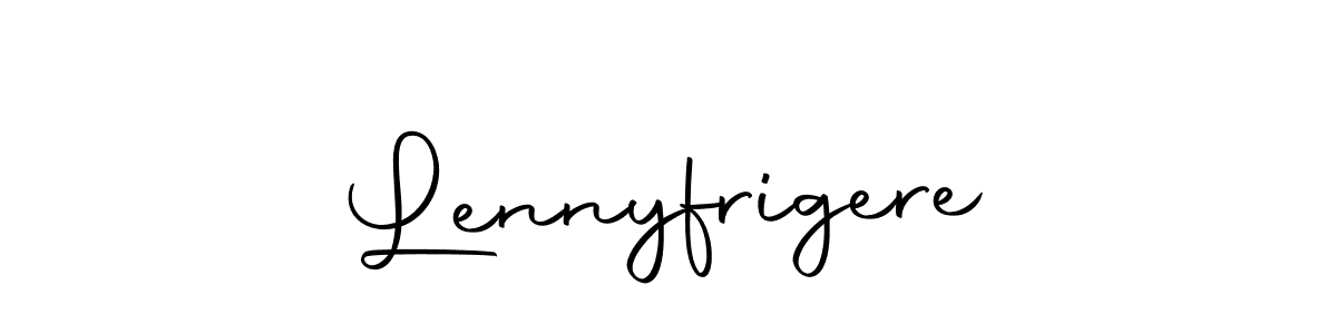 Design your own signature with our free online signature maker. With this signature software, you can create a handwritten (Autography-DOLnW) signature for name Lennyfrigere. Lennyfrigere signature style 10 images and pictures png