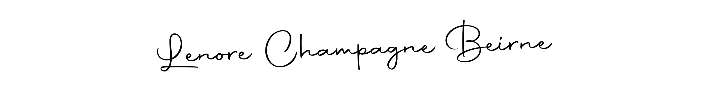 Autography-DOLnW is a professional signature style that is perfect for those who want to add a touch of class to their signature. It is also a great choice for those who want to make their signature more unique. Get Lenore Champagne Beirne name to fancy signature for free. Lenore Champagne Beirne signature style 10 images and pictures png