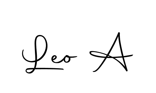 How to make Leo A signature? Autography-DOLnW is a professional autograph style. Create handwritten signature for Leo A name. Leo A signature style 10 images and pictures png